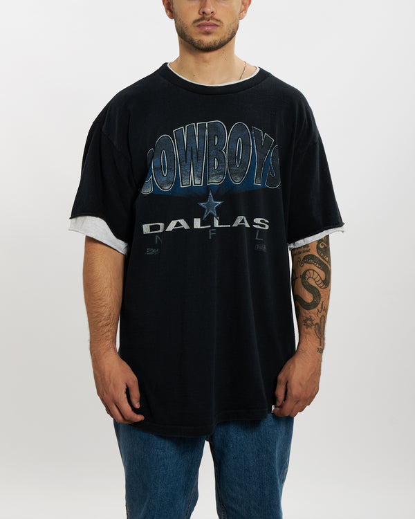 Vintage 90s NFL Dallas Cowboys Tee <br>L , The Real Deal , newtown, sydney, australia, thrift store, opshop, preloved, secondhand, sustainable, retro, antique, 70s, 80s, 90s, 2000s, 00s, fashion, clothing, streetwear, trendy, garment, style, boutique, store, shop, archive, sale, cheap, best, top
