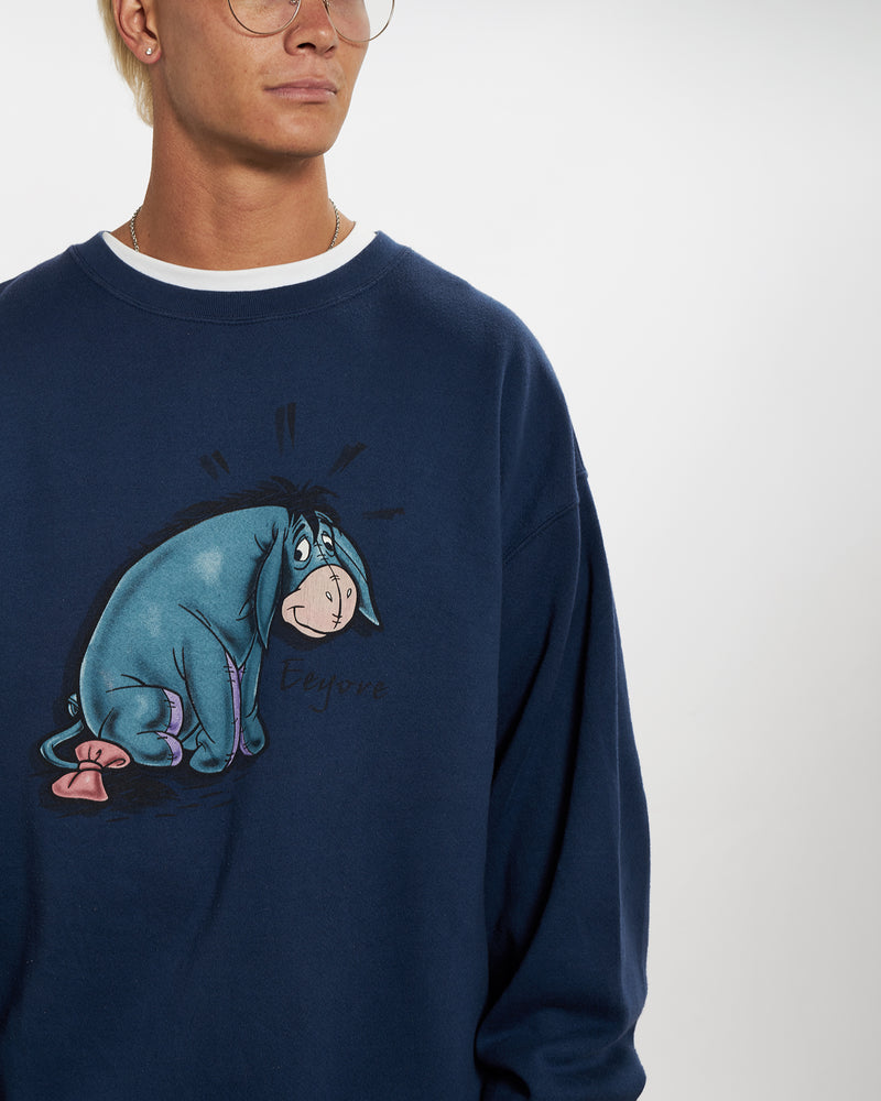 90s Disney Winnie the Pooh 'Eeyore' Sweatshirt <br>XL