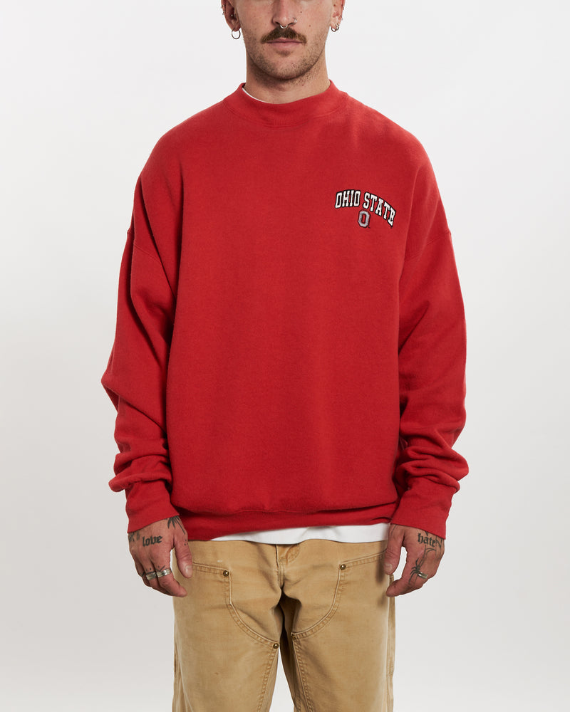 Vintage 90s Ohio State University Sweatshirt <br>L , The Real Deal , newtown, sydney, australia, thrift store, opshop, preloved, secondhand, sustainable, retro, antique, 70s, 80s, 90s, 2000s, 00s, fashion, clothing, streetwear, trendy, garment, style, boutique, store, shop, archive, sale, cheap, best, top