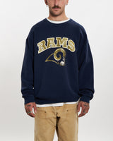Vintage 90s NFL St. Louis Rams Sweatshirt <br>L , The Real Deal , newtown, sydney, australia, thrift store, opshop, preloved, secondhand, sustainable, retro, antique, 70s, 80s, 90s, 2000s, 00s, fashion, clothing, streetwear, trendy, garment, style, boutique, store, shop, archive, sale, cheap, best, top
