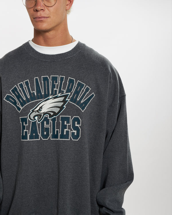 Vintage NFL Philadelphia Eagles Sweatshirt <br>XL , The Real Deal , newtown, sydney, australia, thrift store, opshop, preloved, secondhand, sustainable, retro, antique, 70s, 80s, 90s, 2000s, 00s, fashion, clothing, streetwear, trendy, garment, style, boutique, store, shop, archive, sale, cheap, best, top