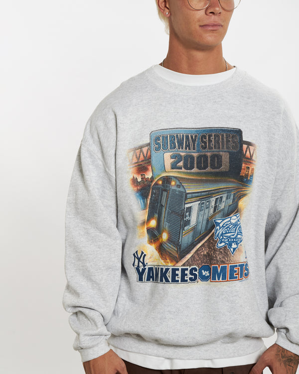Vintage MLB 'Subway Series - Yankees v Mets' Sweatshirt <br>XL