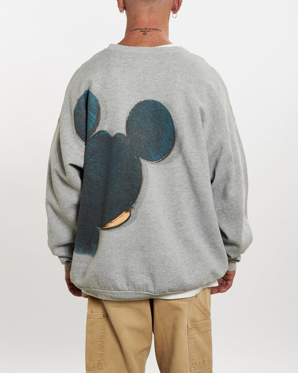 90s Disney Mickey Mouse Sweatshirt <br>L