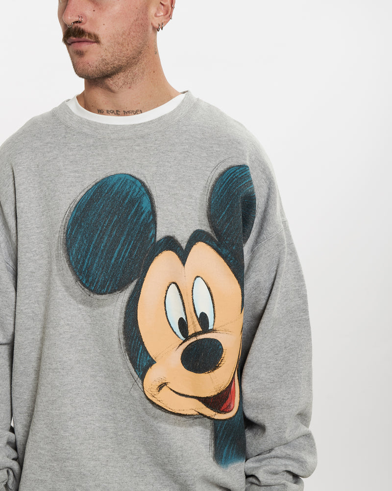 90s Disney Mickey Mouse Sweatshirt <br>L