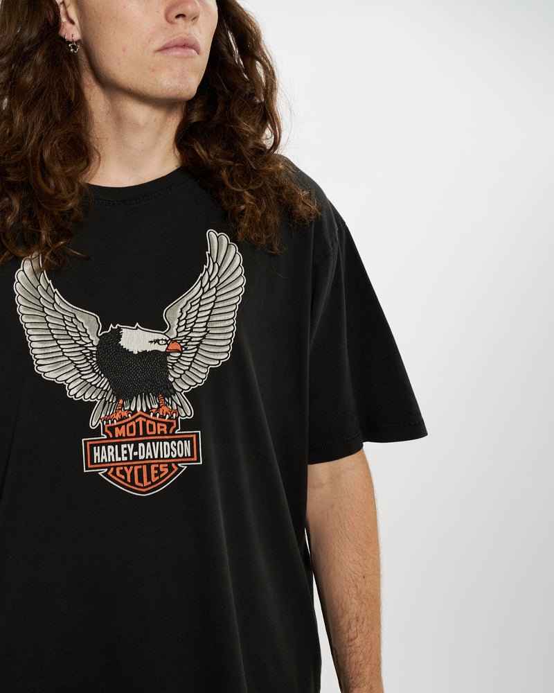 Vintage Harley Davidson Tee <br>XL , The Real Deal , newtown, sydney, australia, thrift store, opshop, preloved, secondhand, sustainable, retro, antique, 70s, 80s, 90s, 2000s, 00s, fashion, clothing, streetwear, trendy, garment, style, boutique, store, shop, archive, sale, cheap, best, top