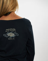 Vintage Harley Davidson Long Sleeve Tee <br>XS , The Real Deal , newtown, sydney, australia, thrift store, opshop, preloved, secondhand, sustainable, retro, antique, 70s, 80s, 90s, 2000s, 00s, fashion, clothing, streetwear, trendy, garment, style, boutique, store, shop, archive, sale, cheap, best, top