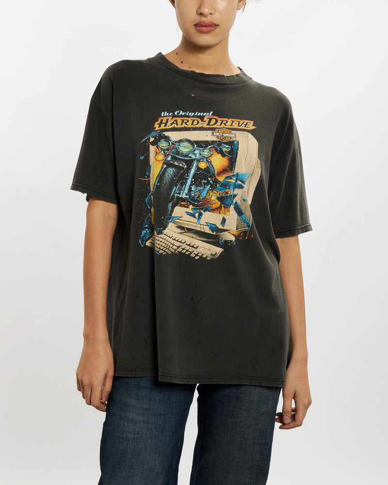 Vintage 1999 Harley Davidson Tee <br>M , The Real Deal , newtown, sydney, australia, thrift store, opshop, preloved, secondhand, sustainable, retro, antique, 70s, 80s, 90s, 2000s, 00s, fashion, clothing, streetwear, trendy, garment, style, boutique, store, shop, archive, sale, cheap, best, top