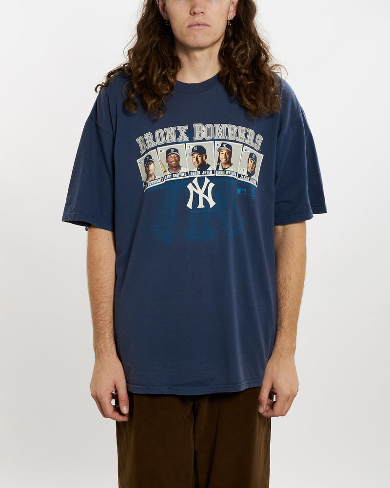 Vintage MLB New York Yankees Tee <br>XL , The Real Deal , newtown, sydney, australia, thrift store, opshop, preloved, secondhand, sustainable, retro, antique, 70s, 80s, 90s, 2000s, 00s, fashion, clothing, streetwear, trendy, garment, style, boutique, store, shop, archive, sale, cheap, best, top