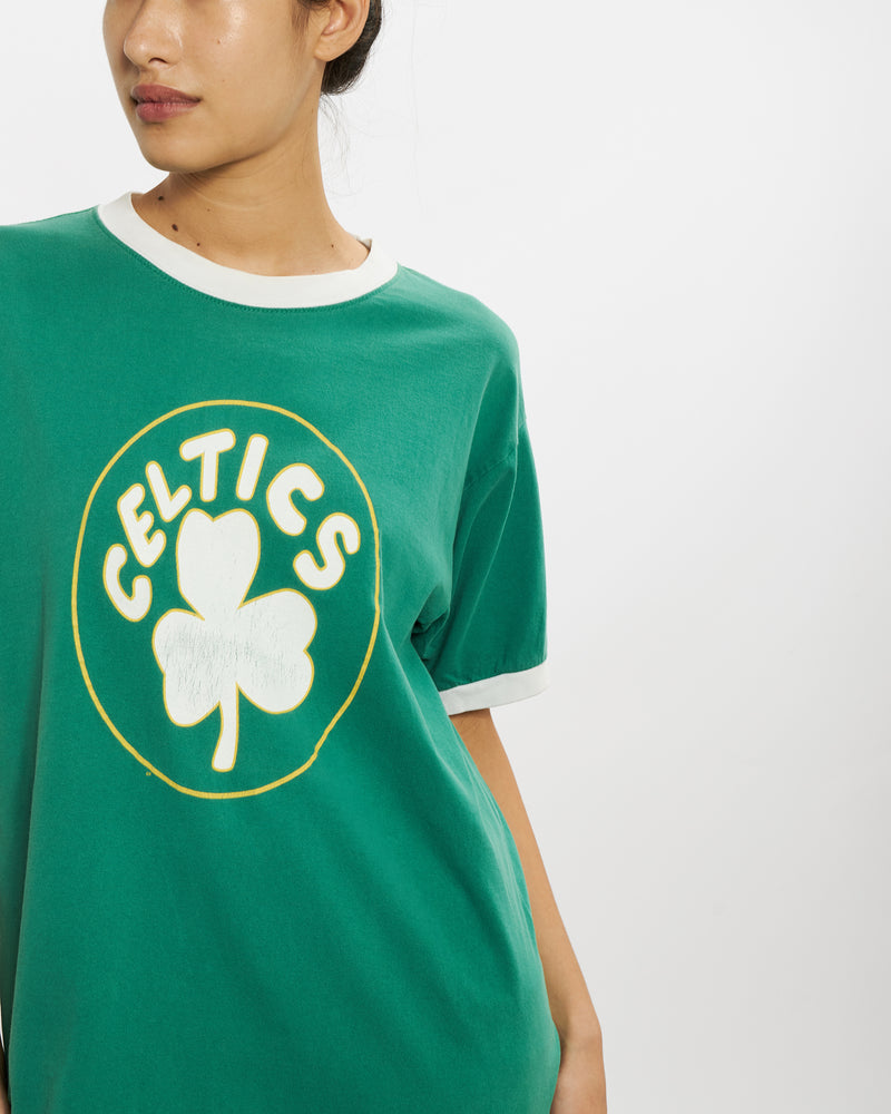 Vintage NBA Boston Celtics Ringer Tee <br>M