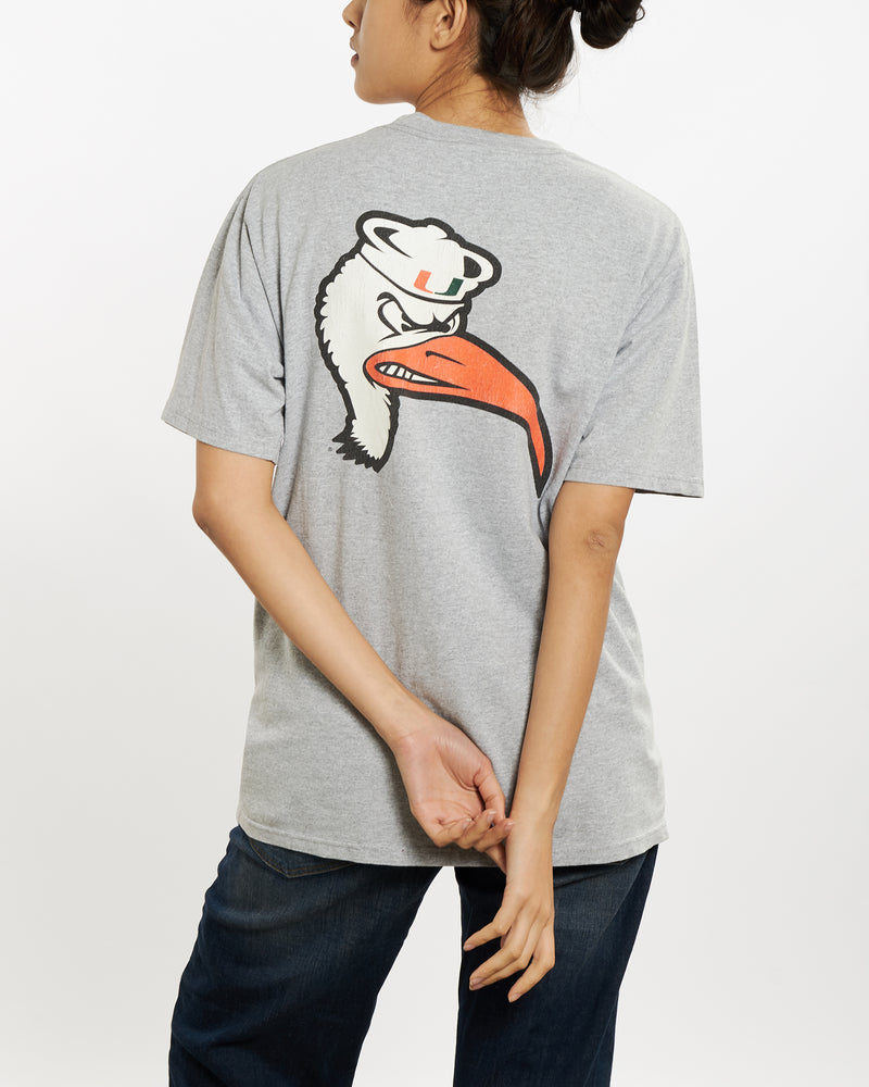 Vintage 90s Nike NCAA University of Miami Hurricanes Tee <br>M , The Real Deal , newtown, sydney, australia, thrift store, opshop, preloved, secondhand, sustainable, retro, antique, 70s, 80s, 90s, 2000s, 00s, fashion, clothing, streetwear, trendy, garment, style, boutique, store, shop, archive, sale, cheap, best, top