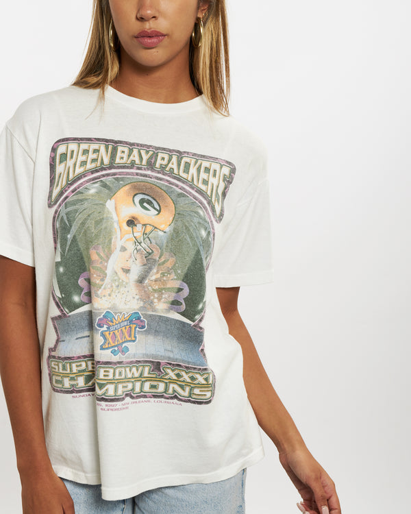 Vintage 1997 NFL Green Bay Packers Tee <br>XS , The Real Deal , newtown, sydney, australia, thrift store, opshop, preloved, secondhand, sustainable, retro, antique, 70s, 80s, 90s, 2000s, 00s, fashion, clothing, streetwear, trendy, garment, style, boutique, store, shop, archive, sale, cheap, best, top