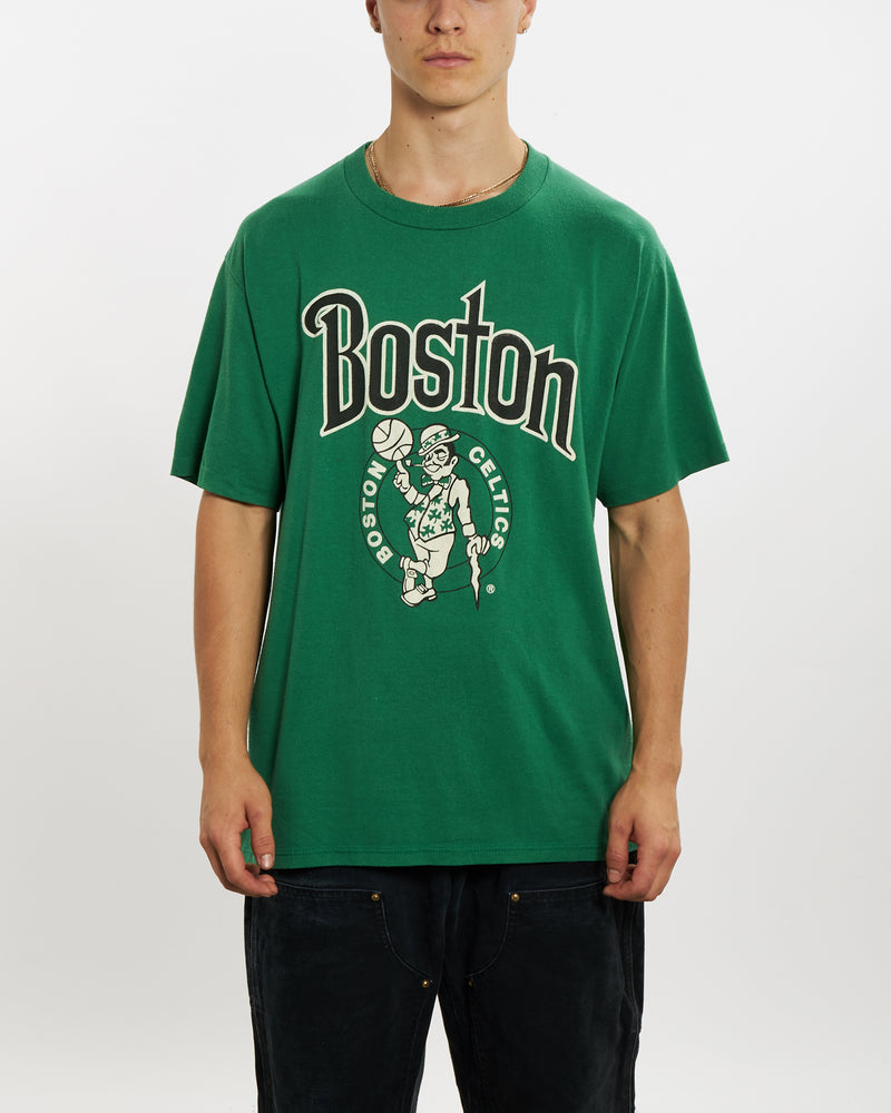 Vintage 80s NBA Boston Celtics Tee <br>L , The Real Deal , newtown, sydney, australia, thrift store, opshop, preloved, secondhand, sustainable, retro, antique, 70s, 80s, 90s, 2000s, 00s, fashion, clothing, streetwear, trendy, garment, style, boutique, store, shop, archive, sale, cheap, best, top