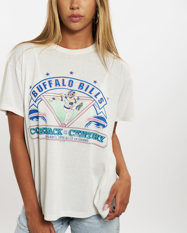 Vintage 1993 NFL Buffalo Bills Tee <br>XS , The Real Deal , newtown, sydney, australia, thrift store, opshop, preloved, secondhand, sustainable, retro, antique, 70s, 80s, 90s, 2000s, 00s, fashion, clothing, streetwear, trendy, garment, style, boutique, store, shop, archive, sale, cheap, best, top