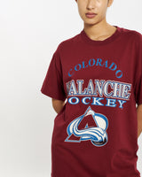 90s NHL Colorado Avalanche Tee <br>M