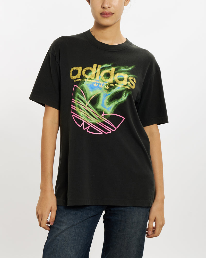 Vintage 80s Adidas Tee <br>M , The Real Deal , newtown, sydney, australia, thrift store, opshop, preloved, secondhand, sustainable, retro, antique, 70s, 80s, 90s, 2000s, 00s, fashion, clothing, streetwear, trendy, garment, style, boutique, store, shop, archive, sale, cheap, best, top