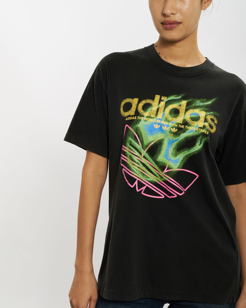 Vintage 80s Adidas Tee <br>M , The Real Deal , newtown, sydney, australia, thrift store, opshop, preloved, secondhand, sustainable, retro, antique, 70s, 80s, 90s, 2000s, 00s, fashion, clothing, streetwear, trendy, garment, style, boutique, store, shop, archive, sale, cheap, best, top