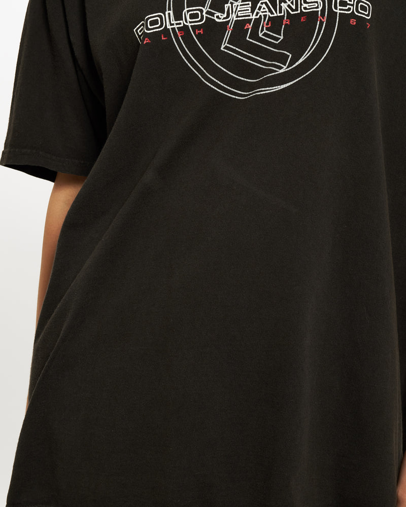 Vintage 90s Ralph Lauren Polo Jeans Co. Tee <br>M , The Real Deal , newtown, sydney, australia, thrift store, opshop, preloved, secondhand, sustainable, retro, antique, 70s, 80s, 90s, 2000s, 00s, fashion, clothing, streetwear, trendy, garment, style, boutique, store, shop, archive, sale, cheap, best, top