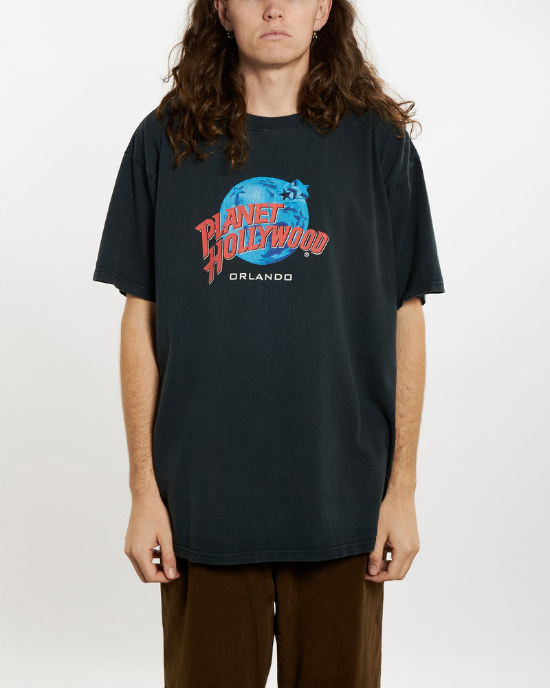 Vintage 90s Planet Hollywood 'Orlando' Tee <br>XL , The Real Deal , newtown, sydney, australia, thrift store, opshop, preloved, secondhand, sustainable, retro, antique, 70s, 80s, 90s, 2000s, 00s, fashion, clothing, streetwear, trendy, garment, style, boutique, store, shop, archive, sale, cheap, best, top