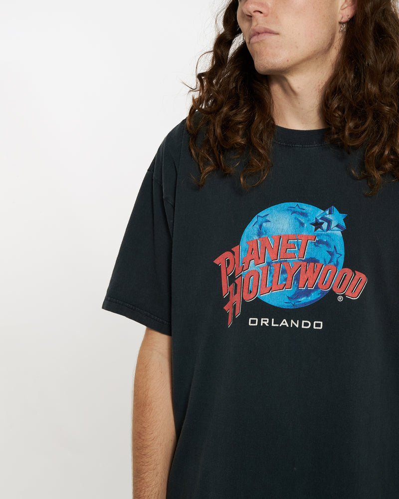 Vintage 90s Planet Hollywood 'Orlando' Tee <br>XL , The Real Deal , newtown, sydney, australia, thrift store, opshop, preloved, secondhand, sustainable, retro, antique, 70s, 80s, 90s, 2000s, 00s, fashion, clothing, streetwear, trendy, garment, style, boutique, store, shop, archive, sale, cheap, best, top
