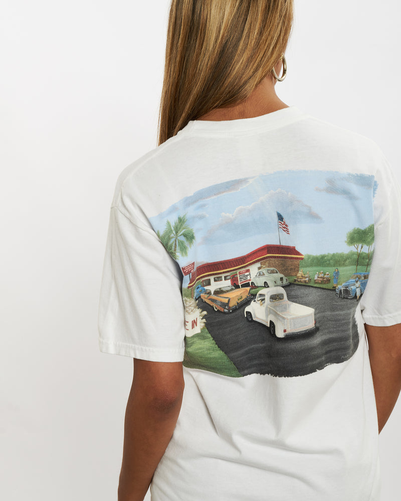 Vintage In-N-Out Burger Tee <br>XS , The Real Deal , newtown, sydney, australia, thrift store, opshop, preloved, secondhand, sustainable, retro, antique, 70s, 80s, 90s, 2000s, 00s, fashion, clothing, streetwear, trendy, garment, style, boutique, store, shop, archive, sale, cheap, best, top