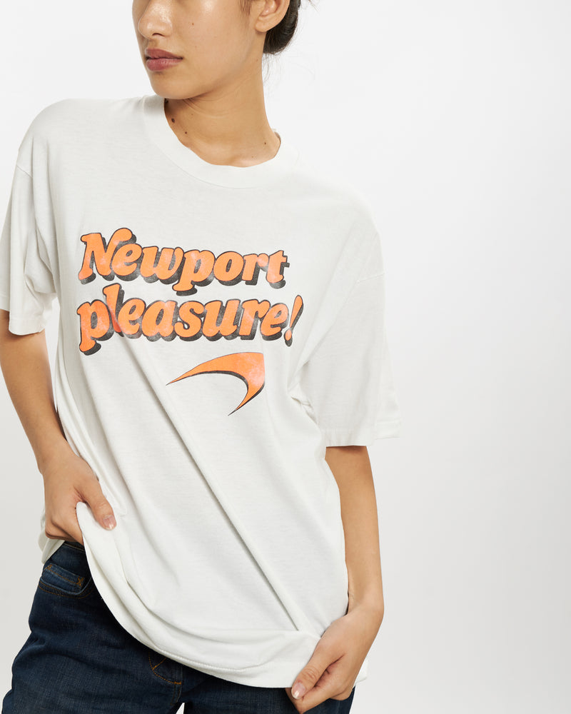 Vintage 90s Newport Cigarettes Tee <br>M , The Real Deal , newtown, sydney, australia, thrift store, opshop, preloved, secondhand, sustainable, retro, antique, 70s, 80s, 90s, 2000s, 00s, fashion, clothing, streetwear, trendy, garment, style, boutique, store, shop, archive, sale, cheap, best, top