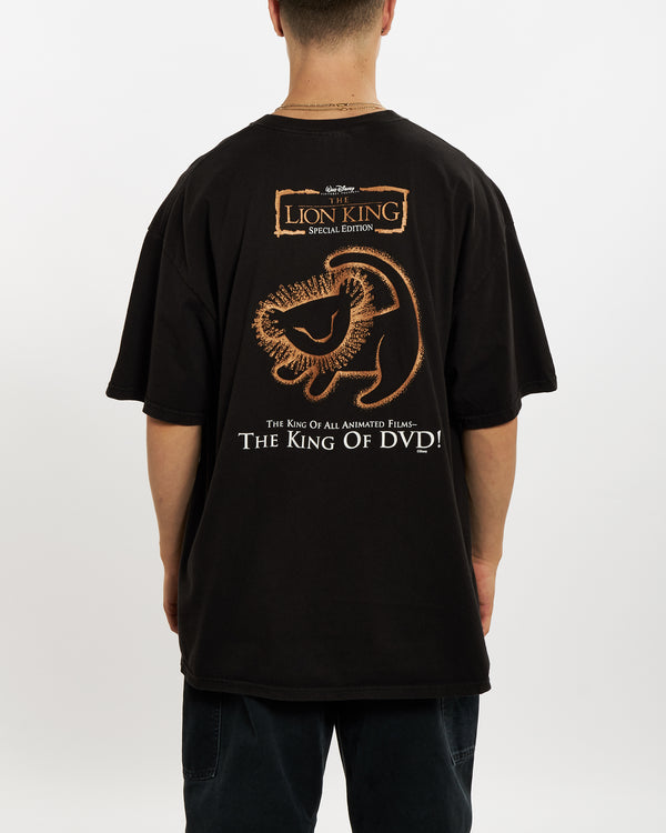 Vintage The Lion King on DVD Tee <br>L , The Real Deal , newtown, sydney, australia, thrift store, opshop, preloved, secondhand, sustainable, retro, antique, 70s, 80s, 90s, 2000s, 00s, fashion, clothing, streetwear, trendy, garment, style, boutique, store, shop, archive, sale, cheap, best, top