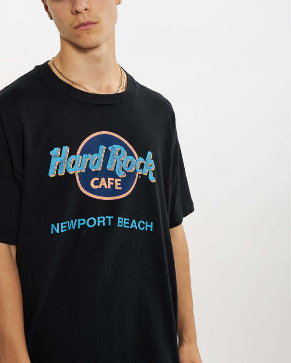 90s Hard Rock Cafe 'Newport Beach' Tee <br>L