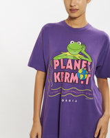 Vintage 90s Planet Kermit Tee <br>M , The Real Deal , newtown, sydney, australia, thrift store, opshop, preloved, secondhand, sustainable, retro, antique, 70s, 80s, 90s, 2000s, 00s, fashion, clothing, streetwear, trendy, garment, style, boutique, store, shop, archive, sale, cheap, best, top