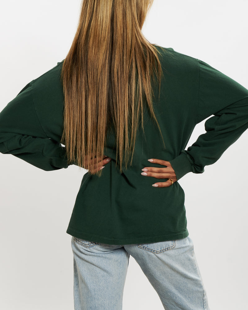 Vintage 1997 NFL Green Bay Packers Long Sleeve Tee <br>XS , The Real Deal , newtown, sydney, australia, thrift store, opshop, preloved, secondhand, sustainable, retro, antique, 70s, 80s, 90s, 2000s, 00s, fashion, clothing, streetwear, trendy, garment, style, boutique, store, shop, archive, sale, cheap, best, top