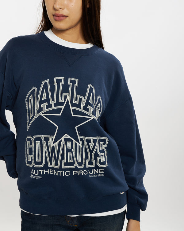 Vintage 1995 NFL Dallas Cowboys Sweatshirt <br>M , The Real Deal , newtown, sydney, australia, thrift store, opshop, preloved, secondhand, sustainable, retro, antique, 70s, 80s, 90s, 2000s, 00s, fashion, clothing, streetwear, trendy, garment, style, boutique, store, shop, archive, sale, cheap, best, top