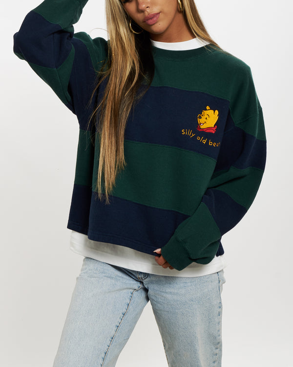 90s Disney Winnie The Pooh Cropped Sweatshirt <br>XS