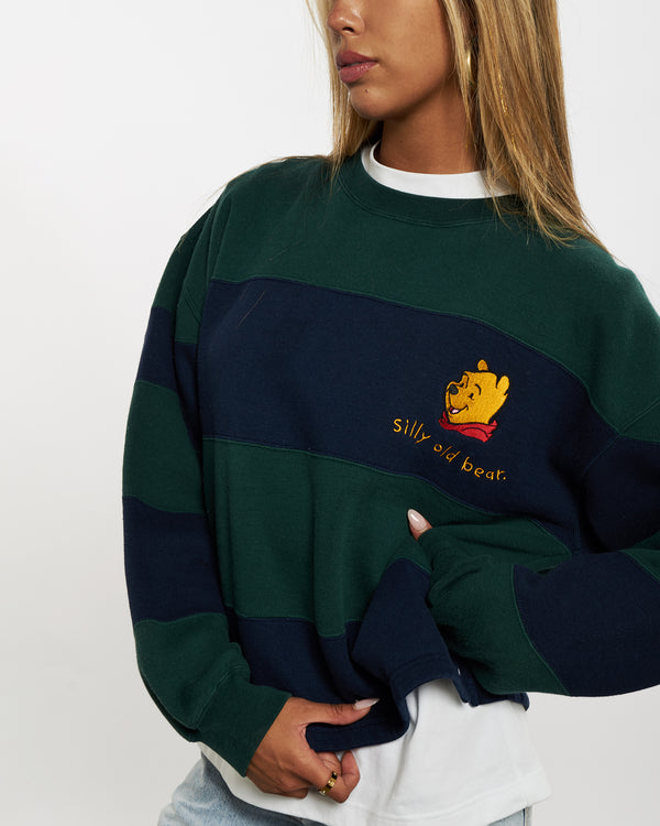 90s Disney Winnie The Pooh Cropped Sweatshirt <br>XS