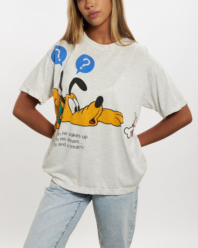 Vintage Disney 'Pluto' Tee <br>XS , The Real Deal , newtown, sydney, australia, thrift store, opshop, preloved, secondhand, sustainable, retro, antique, 70s, 80s, 90s, 2000s, 00s, fashion, clothing, streetwear, trendy, garment, style, boutique, store, shop, archive, sale, cheap, best, top