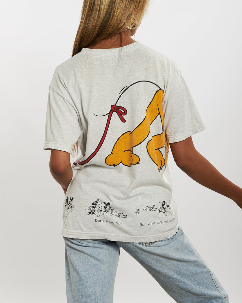 Vintage Disney 'Pluto' Tee <br>XS , The Real Deal , newtown, sydney, australia, thrift store, opshop, preloved, secondhand, sustainable, retro, antique, 70s, 80s, 90s, 2000s, 00s, fashion, clothing, streetwear, trendy, garment, style, boutique, store, shop, archive, sale, cheap, best, top
