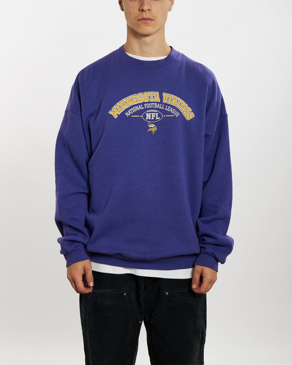 90s NFL Minnesota Vikings Sweatshirt <br>L