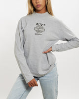 Vintage Harley Davidson Long Sleeve Mock Neck Tee <br>XS , The Real Deal , newtown, sydney, australia, thrift store, opshop, preloved, secondhand, sustainable, retro, antique, 70s, 80s, 90s, 2000s, 00s, fashion, clothing, streetwear, trendy, garment, style, boutique, store, shop, archive, sale, cheap, best, top