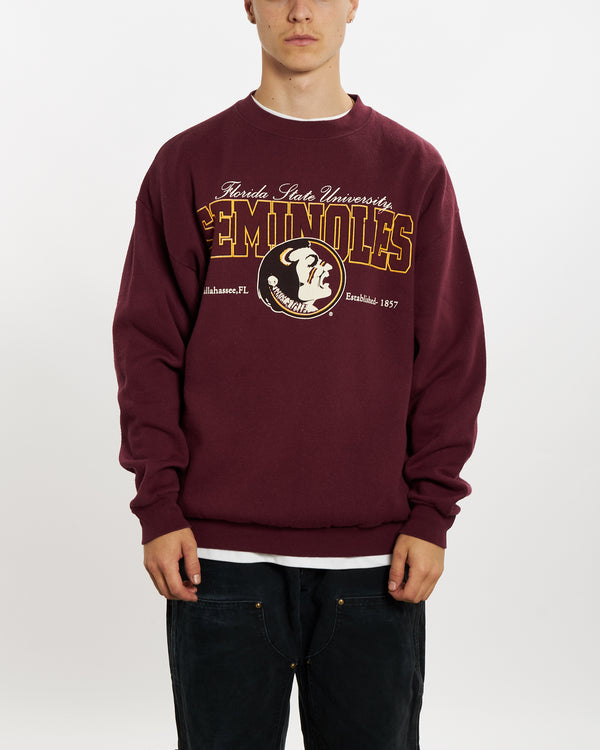 90s NCAA Florida State University Seminoles Sweatshirt <br>L