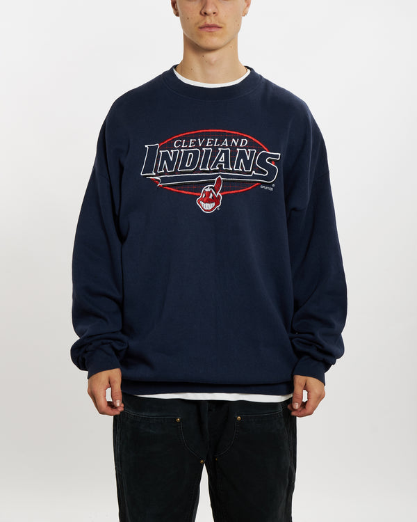 1999 MLB Cleveland Indians Sweatshirt <br>L