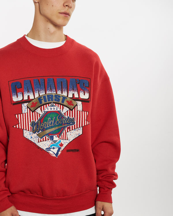 1992 MLB Canada's First World Series Sweatshirt <br>L