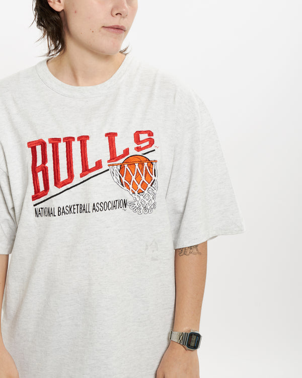 90s NBA Chicago Bulls Embroidered Tee <br>S