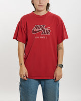 Vintage Nike 'Air Force 1' Tee <br>S , The Real Deal , newtown, sydney, australia, thrift store, opshop, preloved, secondhand, sustainable, retro, antique, 70s, 80s, 90s, 2000s, 00s, fashion, clothing, streetwear, trendy, garment, style, boutique, store, shop, archive, sale, cheap, best, top