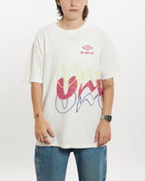 Vintage 90s Umbro Tee <br>S , The Real Deal , newtown, sydney, australia, thrift store, opshop, preloved, secondhand, sustainable, retro, antique, 70s, 80s, 90s, 2000s, 00s, fashion, clothing, streetwear, trendy, garment, style, boutique, store, shop, archive, sale, cheap, best, top