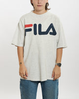 Vintage 90s Fila tee <br>S , The Real Deal , newtown, sydney, australia, thrift store, opshop, preloved, secondhand, sustainable, retro, antique, 70s, 80s, 90s, 2000s, 00s, fashion, clothing, streetwear, trendy, garment, style, boutique, store, shop, archive, sale, cheap, best, top