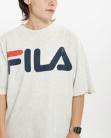 Vintage 90s Fila tee <br>S , The Real Deal , newtown, sydney, australia, thrift store, opshop, preloved, secondhand, sustainable, retro, antique, 70s, 80s, 90s, 2000s, 00s, fashion, clothing, streetwear, trendy, garment, style, boutique, store, shop, archive, sale, cheap, best, top