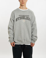 Vintage NFL Pittsburgh Steelers Sweatshirt <br>L , The Real Deal , newtown, sydney, australia, thrift store, opshop, preloved, secondhand, sustainable, retro, antique, 70s, 80s, 90s, 2000s, 00s, fashion, clothing, streetwear, trendy, garment, style, boutique, store, shop, archive, sale, cheap, best, top