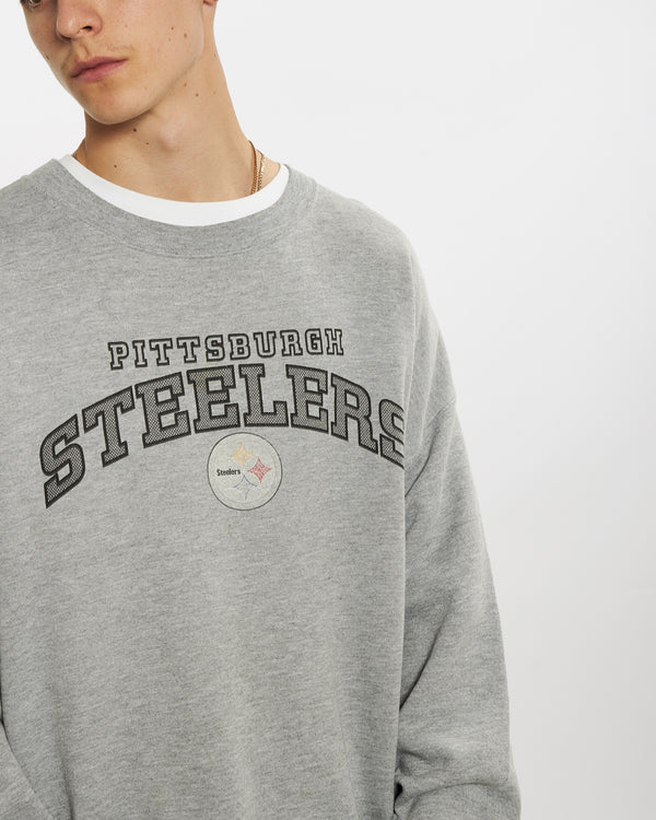Vintage NFL Pittsburgh Steelers Sweatshirt <br>L