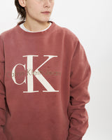 Vintage Calvin Klein Jeans Sweatshirt <br>S , The Real Deal , newtown, sydney, australia, thrift store, opshop, preloved, secondhand, sustainable, retro, antique, 70s, 80s, 90s, 2000s, 00s, fashion, clothing, streetwear, trendy, garment, style, boutique, store, shop, archive, sale, cheap, best, top