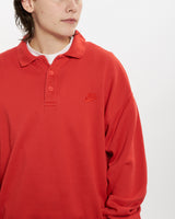 Vintage 80s Nike Collared Sweatshirt <br>S , The Real Deal , newtown, sydney, australia, thrift store, opshop, preloved, secondhand, sustainable, retro, antique, 70s, 80s, 90s, 2000s, 00s, fashion, clothing, streetwear, trendy, garment, style, boutique, store, shop, archive, sale, cheap, best, top