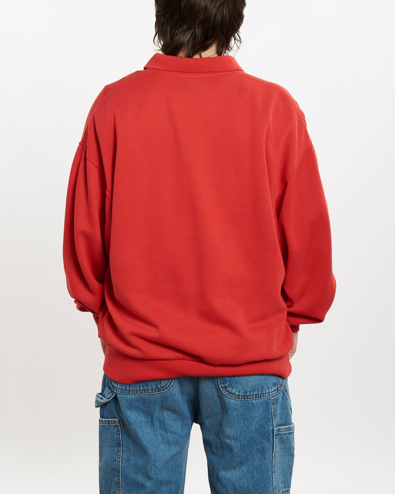 Vintage 80s Nike Collared Sweatshirt <br>S , The Real Deal , newtown, sydney, australia, thrift store, opshop, preloved, secondhand, sustainable, retro, antique, 70s, 80s, 90s, 2000s, 00s, fashion, clothing, streetwear, trendy, garment, style, boutique, store, shop, archive, sale, cheap, best, top