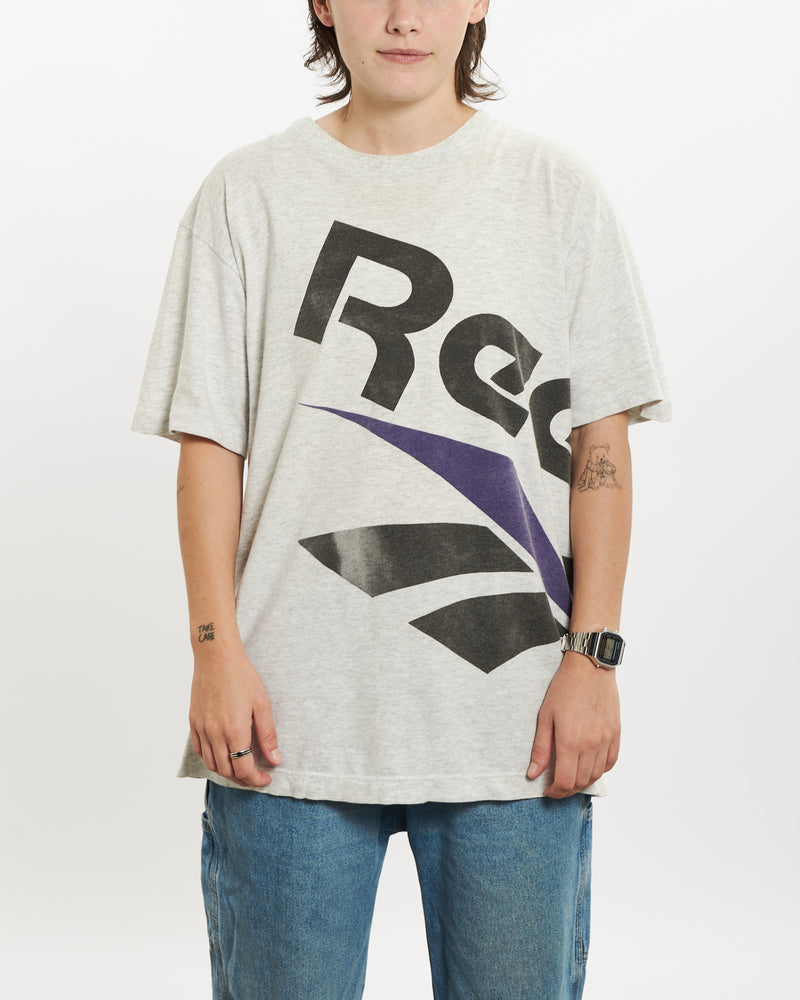 Vintage 90s Reebok Tee <br>S , The Real Deal , newtown, sydney, australia, thrift store, opshop, preloved, secondhand, sustainable, retro, antique, 70s, 80s, 90s, 2000s, 00s, fashion, clothing, streetwear, trendy, garment, style, boutique, store, shop, archive, sale, cheap, best, top